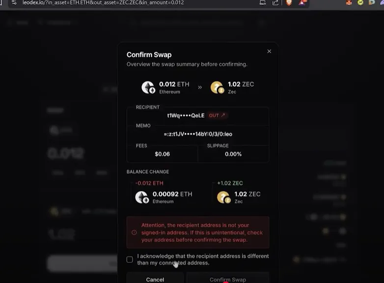 LEODEX-SWAP