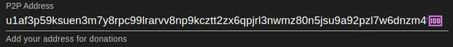 Zcash shielded address field